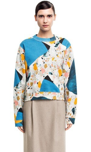 Acne Studios Bird terazzo light terrazzo print