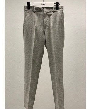 TONAL ウォッシャブルウールスリムパンツ