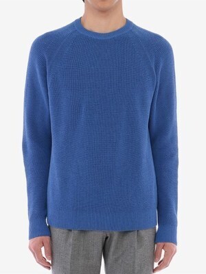 Cruciani リブステッチクルーネックニット