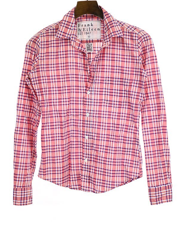 Frank&Eileen 15AW BARRY チェック柄コットンシャツ