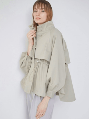 LADYMADE スタンドカラードロストショートブルゾン