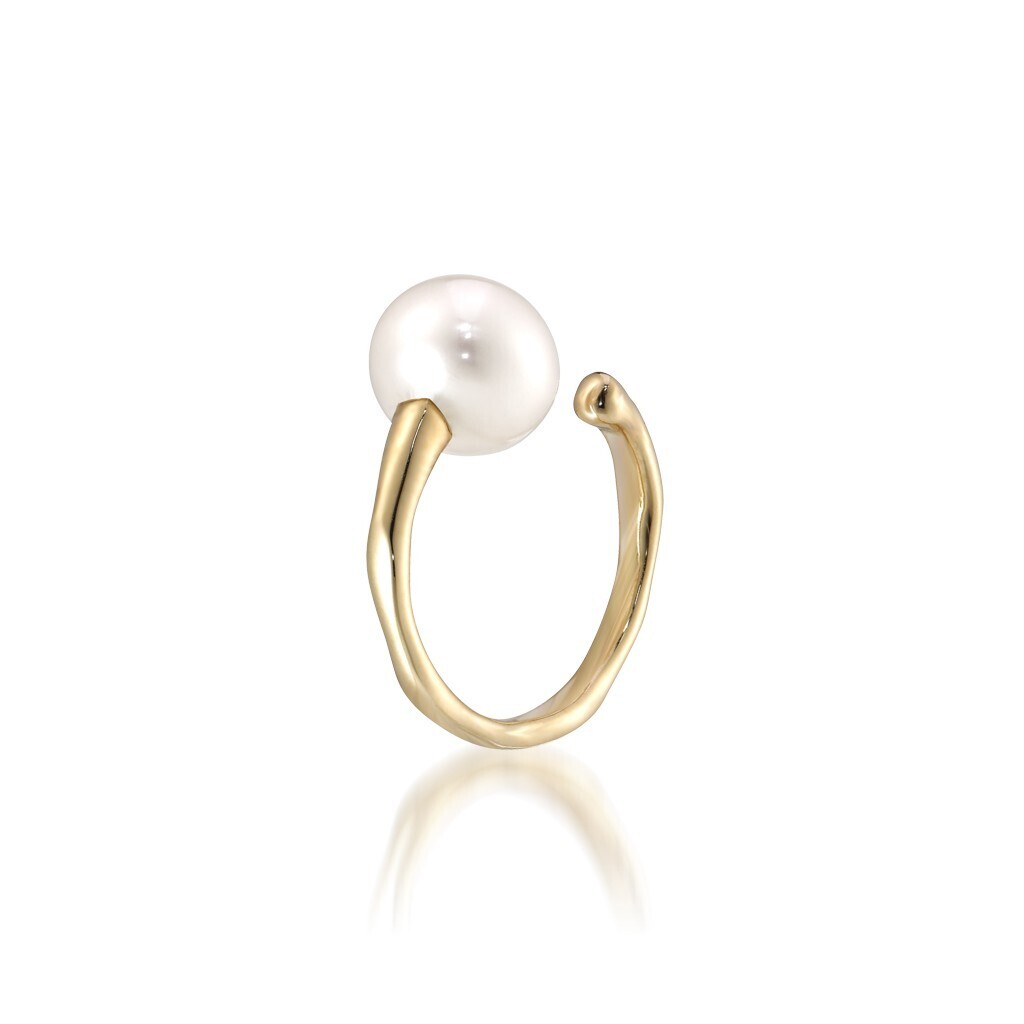 STAR JEWELRY K10 イヤーカフ LIQUID PEARL EAR CUFF