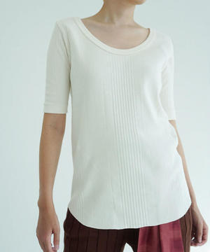 SALT+JAPAN SEAMLESS BODY RANDOM RIB T