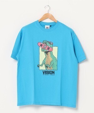VISION STREET WEAR オリジナルデザイン フロントプリント 半袖Tシャツ