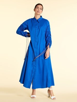 MARINA RINALDI POPLIN SHIRT DRESS