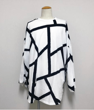 Yohji Yamamoto ランダムテープ プリント ロングスリーブ