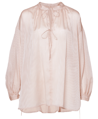 STUNNING LURE シャンブレーストライプブラウス