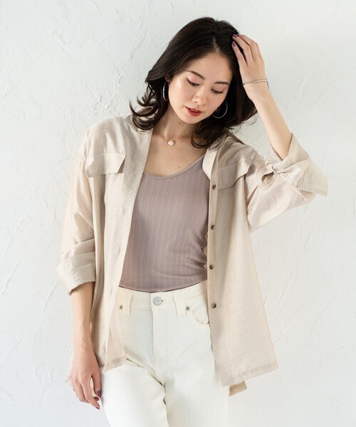 Loungedress サファリオーバーシャツ