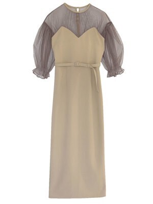 Ameri VINTAGE AIRY SLEEVE TIGHT DRESS