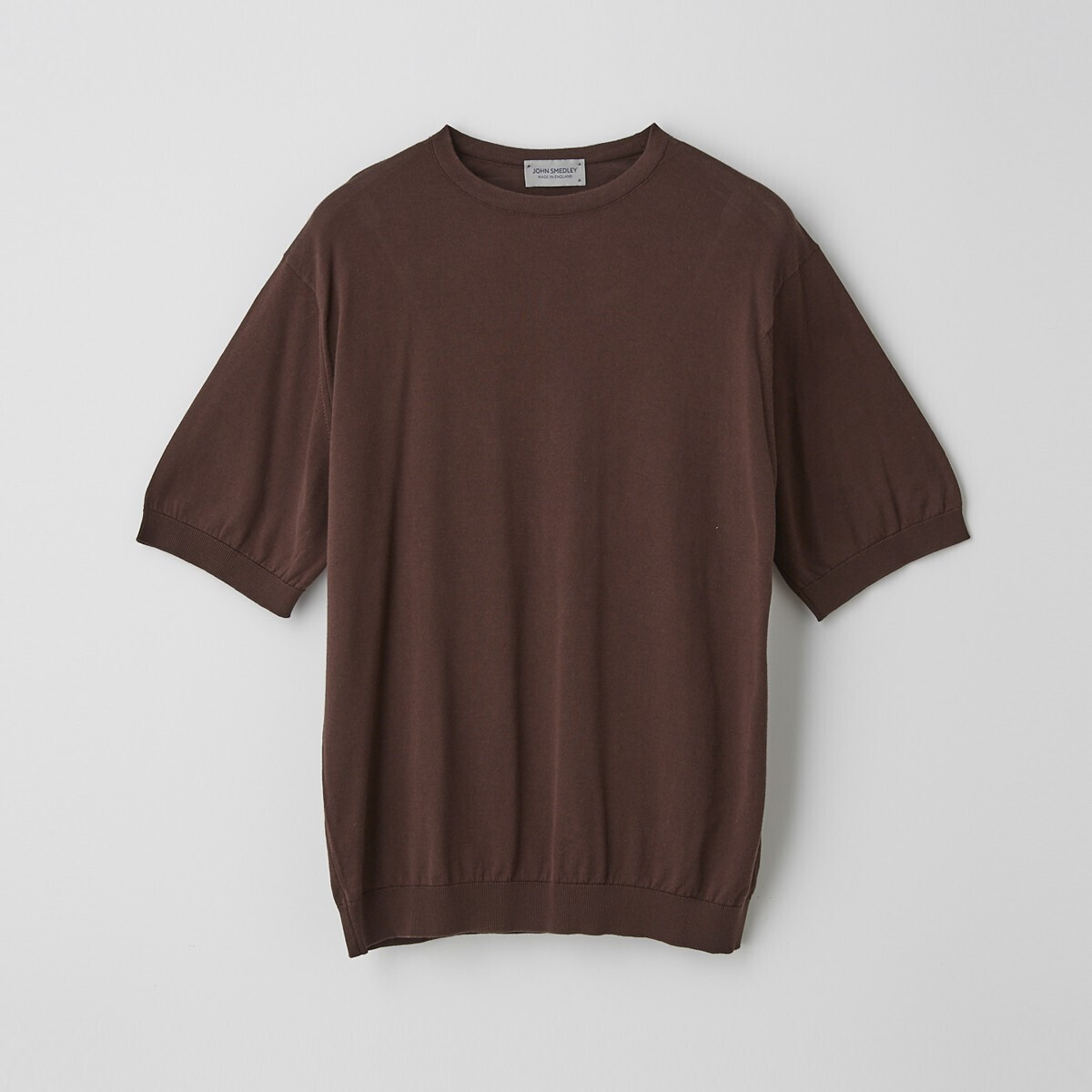 JOHN SMEDLEY メンズ 30G 半袖クルーネックニット