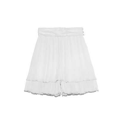 SNIDEL プリーツフリルショートパンツ