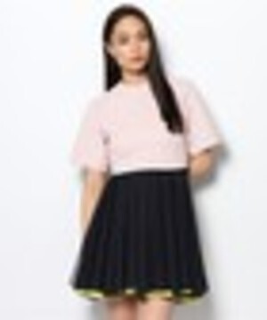 G.V.G.V. POPCORN KNIT HALF SLEEVE CROP TOP