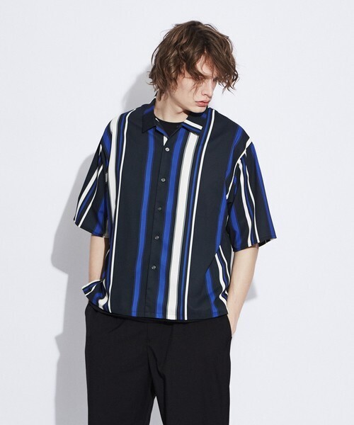 MYSELF ABAHOUSE 【MYSELF ABAHOUSE】ビックシルエット総柄シャツ