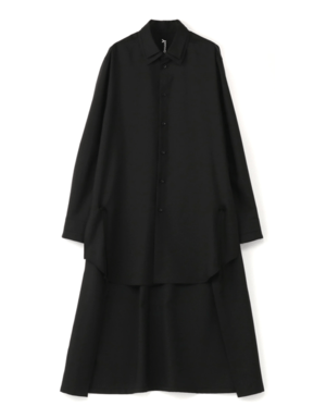 GroundY T/W_ gaberdine Back Long Length Shirt