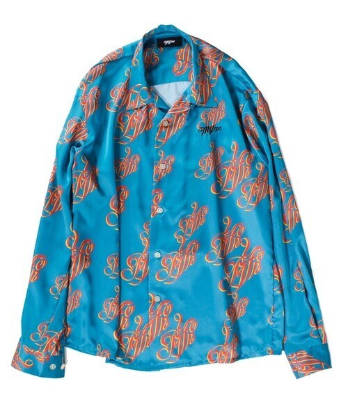 MYne モノグラムロングシャツ/Monogram long shirts