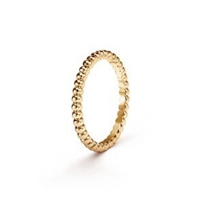 Van Cleef & Arpels ペルレ ゴールドパール リング、スモールモデル