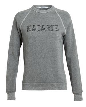 Rodarte Barbed Wire Radarte Printed Sweatshirt