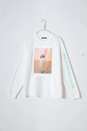 Qussio MILKSHAKE PHOTO PRINT L/S TEE