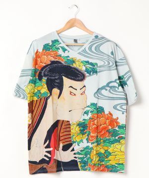 カヤ 浮世絵 和ロハメンズTシャツ