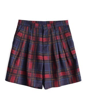 SHAREEF DRAWING CHECK SHORT PANTS