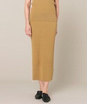 JOSEPH STUDIO ツイストコットンリブ スカート