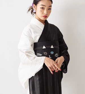 ふりふ 浴衣「魔女猫オッドアイ」