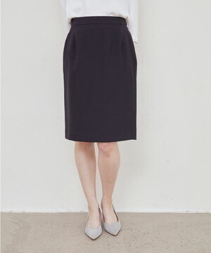 TONAL ウォッシャブルウールタイトスカート