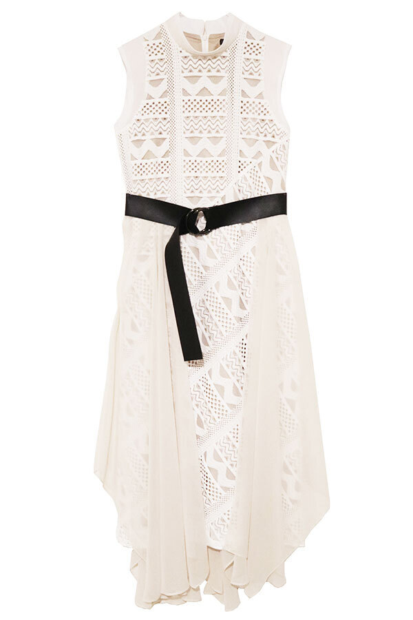AULA LACE DRESS ON WRAP SKIRT