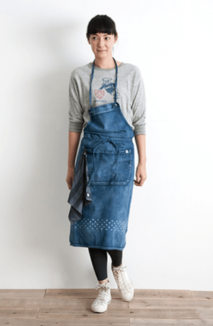 Simply STAR DENIM APRON (Long)