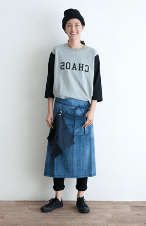 Simply STAR DENIM APRON (Long)