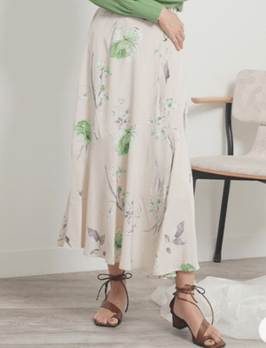 LADYMADE Blooming Flower アシメセミフレアスカート