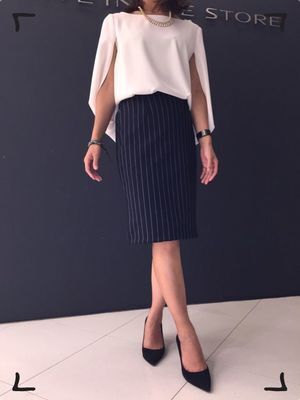 TITE IN THE STORE ふっくらジョーゼット後ろブラウジングブラウス