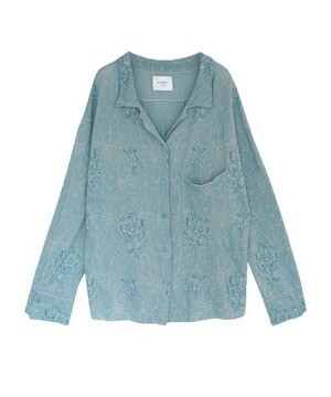 AMERI ZOE KNIT PAJAMA SHIRT KNIT