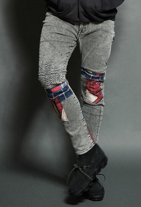 SEVESKIG EXTRA STRETCH SKINNY HARD REPAIR PANTS