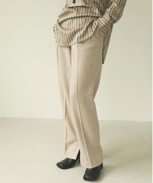 TODAYFUL ジョーゼットスリットパンツ