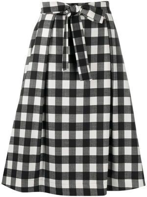 MSGM チェック Aラインスカート