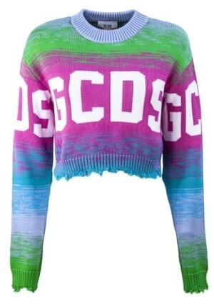 GCDS Multi-coloured Cotton Jumper
