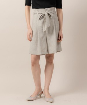 TONAL フェイクリネンショートパンツ