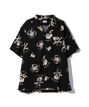 Schott HAWAIIAN SHIRT SKULL