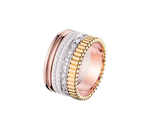BOUCHERON quatre white edition キャトル ホワイト ダイヤモンド リング ラージ