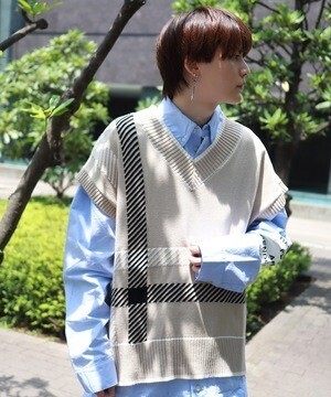 rovtski JERZY COTTONKNIT BIG VEST