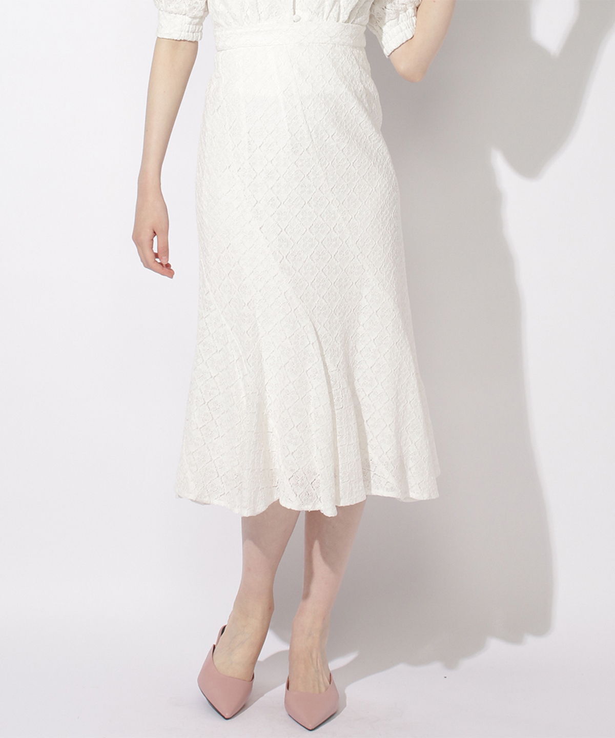 And Couture レースエスカルゴスカート