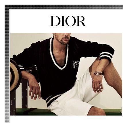 Dior チルデンニット