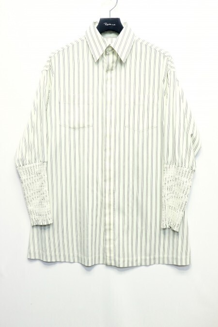 BELPER EMBROIDERY GATHERED SHIRT