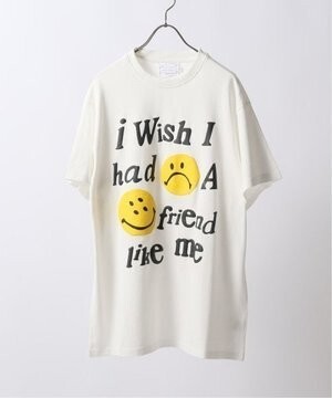 MAISON EMERALD oam Smile Face Print Shor