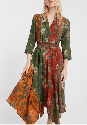 Desigual エスニックワンピース
