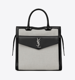 SAINT LAURENT アップタウン（ラージ/リネンキャンバス）