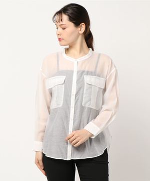LADYMADE BIGポケットシアーシャツ