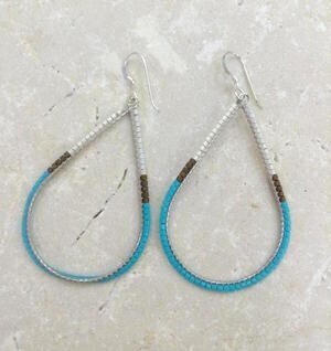 MIQUILA デリカドロップシルバーピアス【MQ590】