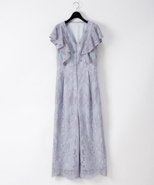 GRACE CONTINENTAL レースフリルサロペット
